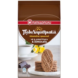 ΠΑΠΑΔΟΠΟΥΛΟΥ | Biscuits Multigrain Chocolate 160g