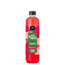 ΟΛΥΜΠΟΣ | Ice Tea Πράσινο Τσάι Zero Φράουλα 500ml