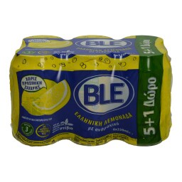 ΜΠΛΕ | ΑΝΑΨΥΚΤΙΚΟ ΛΕΜΟΝΑΔΑ ΚΟΥΤΙ 6 X 330 ML ΠΡΟΣΦΟΡΑ 5 + 1 ΔΩΡΟ