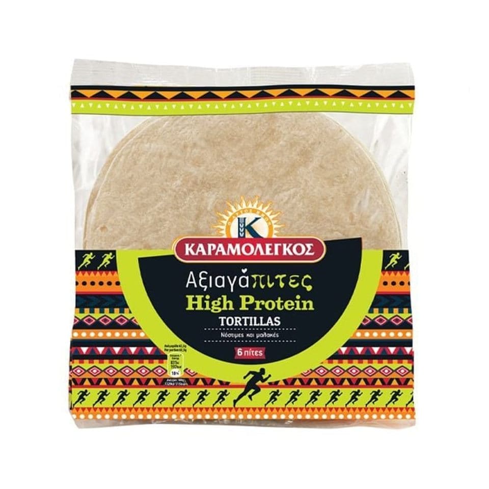 Πίτες Αξιαγάπιτες Tortillas Protein 375g