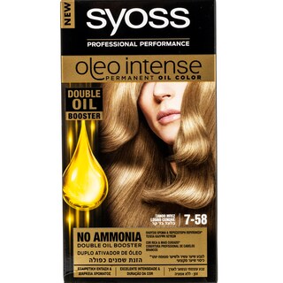 SYOSS | Βαφή Μαλλιών Oleo Intense Νο 7-58 Ξανθό Μπέζ 1 Τεμ.