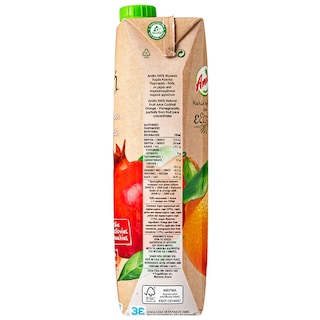 AMITA | ΕΞΟΧΗ | Φυσικό Χυμός Πορτοκάλι Ρόδι 1lt