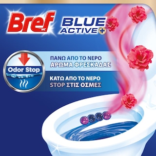 BREF | Μπλοκ Τουαλέτας WC Blue Activ Floral 2x50g