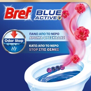 BREF | Μπλοκ Τουαλέτας WC Blue Activ Floral 2x50g