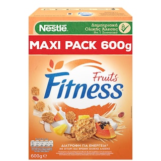 FITNESS | Δημητριακά Ολικής Άλεσης Με Φρούτα 600gr