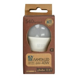 Λάμπα Led Globe E27 5.5W 1 Τεμάχιο