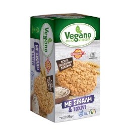 Μπισκότα Φυτικά Vegano Σίκαλη & Ταχίνι 170g