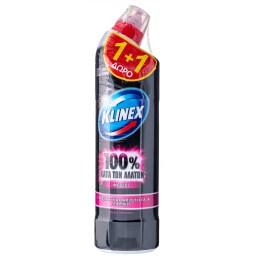 KLINEX | Υγρό Καθαριστικό Λεκάνης WC Gel Pink Flower 700ml 1+1 Δώρο