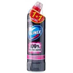 KLINEX | Υγρό Καθαριστικό Λεκάνης WC Gel Pink Flower 700ml 1+1 Δώρο