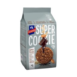 ΑΛΛΑΤΙΝΗ | Μπισκότα Super Cookie Μαύρη Σοκολάτα Αμύγδαλο & Κινόα 180g