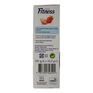 NESTLE | FITNESS | FITNESS ΜΠΑΡΕΣ ΔΗΜΗΤΡΙΑΚΩΝ ΦΡΑΟΥΛΑ  6 Χ 23.5 GR