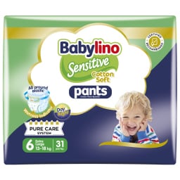 Πάνες Βρακάκι Μωρού Pants Sensitive Νο6 31 Τεμάχια