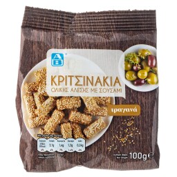 ΑΒ | Κριτσινάκια Ολικής Άλεσης Σουσάμι 100g