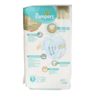 PAMPERS | Πάνες Μωρού Premium Care New Baby Νο1 2-5kg 41 Τεμάχια