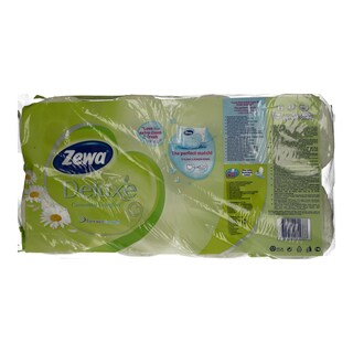 ZEWA | ΧΑΡΤΙ ΥΓΕΙΑΣ DELUX CAMOMILE 3 ΦΥΛΛΑ 8 ΤΕΜ