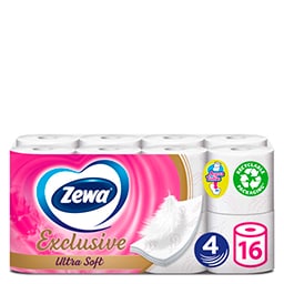 Χαρτί Υγείας Exclusive Ultra Soft 4 Φύλλα 16 Ρολά 1.83kg