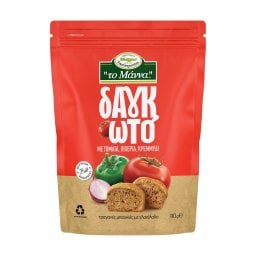 ΜΑΝΝΑ | Παξιμάδι Δαγκωτό Τομάτα Πιπεριά Κρεμμύδι 110g