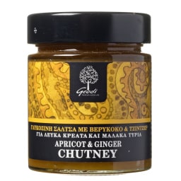 Γλυκόξινη Σάλτσα Chutney Βερίκοκο με Τζίντζερ 175g