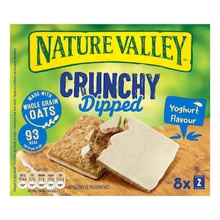 NATURE VALLEY | Μπισκότα Βρώμης Crunchy Dipped Γιαούρτι 8x20g