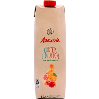 ΛΑΚΩΝΙΑ | Χυμός Φυσικός Κοκτέιλ 6 Φρούτων 1lt