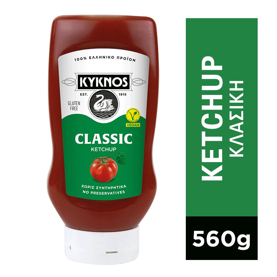 ΚΥΚΝΟΣ Κέτσαπ Απλή Top Down 560g