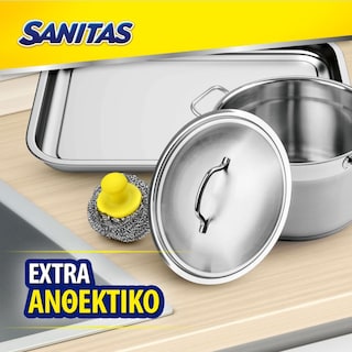 SANITAS | Stainless Steel Wire Inox Pro with Handle 1 Piece
