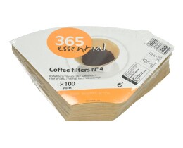 365 | Φίλτρα Καφέ Νο4 100 Τεμάχια