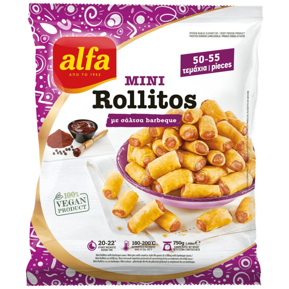 ALFA Mini Rollitos Barbeque 750g