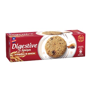 ΑΛΛΑΤΙΝΗ | Μπισκότα Digestive Βρώμη Σταφίδες & Κανέλα 220g