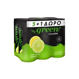 Αναψυκτικό Γκαζόζα Στέβια Κουτί 6 X 330ml 5+1 Δώρο