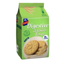 Μπισκότα Digestive Δίκοκκο Σιτάρι 0% Ζάχαρη 158g