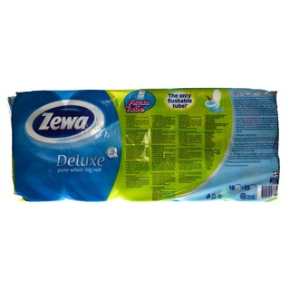 ZEWA | ΧΑΡΤΙ ΥΓΕΙΑΣ DELUXE BIG ROLL 3 ΦΥΛΛΑ 10 ΤΕΜ ΠΡΟΣΦΟΡΑ ΤΑ 2 ΤΕΜΑΧΙΑ ΔΩΡΟ