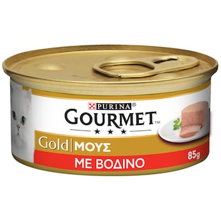 GOURMET | GOLD | Γατοτροφή Μους Βοδινό 85 gr