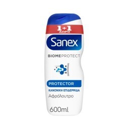 SANEX | Αφρόλουτρο Protector  600ml 1+1 Δώρο