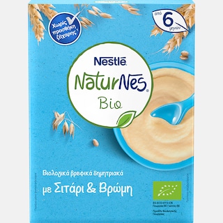 NESTLE | NATURNES | Βρεφική Κρέμα Bio Δημητριακών Σιτάρι Βρώμη 200g