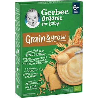 NESTLE | Βρεφικά Δημητριακά Gerber Βρώμη Μπισκότο Βιολογικά 200g