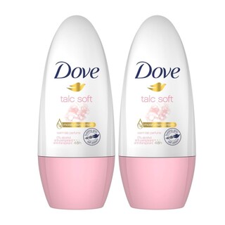 DOVE | Αποσμητικό Roll On Talc Soft 50ml 1+1 Δώρο