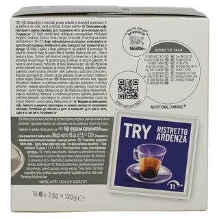 NESCAFE | DOLCE GUSTO | ΚΑΦΕΣ ΕΣΠΡΕΣΟ BARISTA ΚΑΨΟΥΛΕΣ ΓΙΑ ΜΗΧΑΝΗ DOLCE GUSTO 120 GR