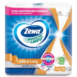 ZEWA | Χαρτί Κουζίνας Wisch & Weg Extra Lang 2 Τεμάχια