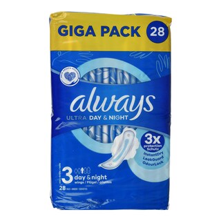 ALWAYS | Σερβιέτες Ultra Day & Night 28 Τεμάχια