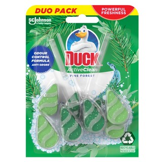 DUCK | Block Λεκάνης WC Active Clean Pine 2x38.6g