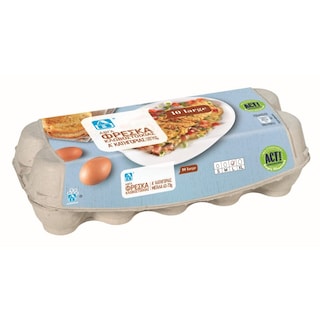 ΑΒ | Αυγά Φρέσκα Κλωβοστοιχίας Large 10 Τεμάχια