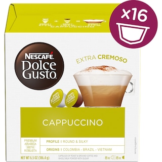 NESCAFE | DOLCE GUSTO | Κάψουλες Καφέ Dolce Gusto Cappuccino 186g