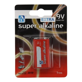 ΑΒ | Μπαταρίες Αλκαλικές Super 9V 1 Τεμάχιο
