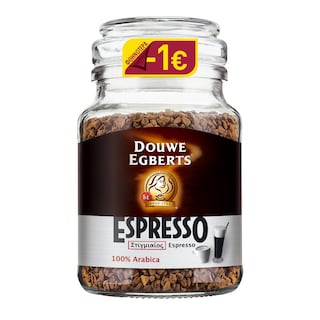 DOUWE EGBERTS | Στιγμιαίος Καφές Espresso 95g Έκπτωση 1Ε