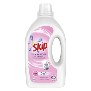 SKIP | ΥΓΡΟ ΠΛΥΝΤΗΡΙΟΥ ΡΟΥΧΩΝ  SILK&WOOL 25 MEZ
