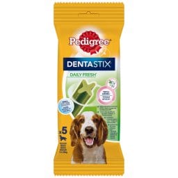 Snack Σκύλων DentaStix Daily Fresh Medium 10-25kg 128g