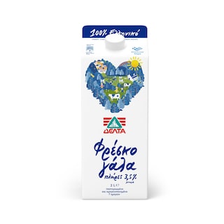 ΔΕΛΤΑ | Γάλα Φρέσκο Πλήρες 2lt