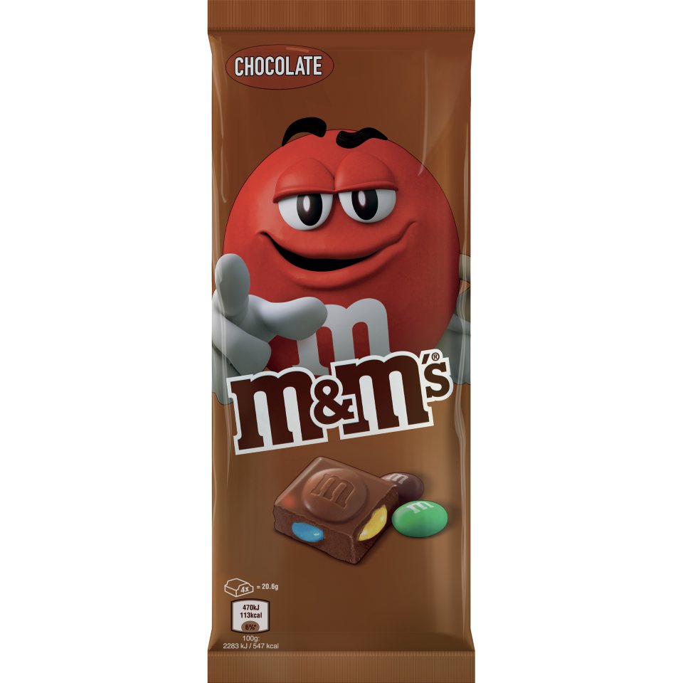 M & M'S Σοκολάτα Γάλακτος Γεμιστή 165g