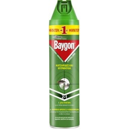 BAYGON | Εντομοκτόνο Spray Κατσαρίδες & Μυρμήγκια 400ml Έκπτωση 1Ε